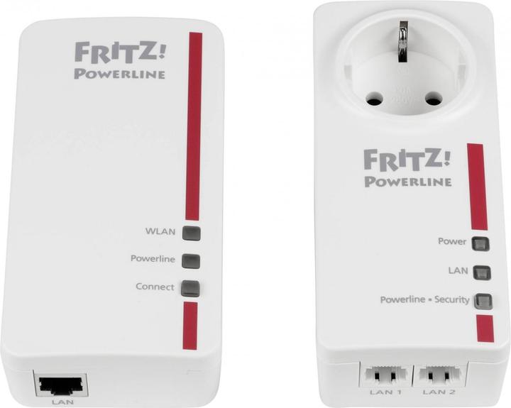 Actual product image AVM FRITZ!Powerline 1260 WLAN Set (1200 Mbit/s)