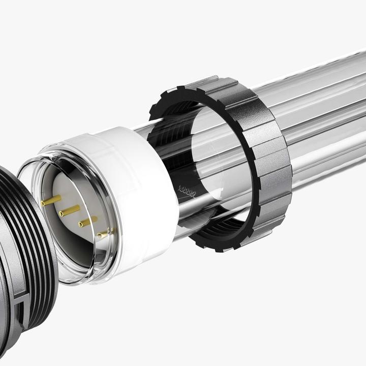 Actual product image SunSun Spare Part CUV-218 Quartz Glass-Clamp Screw A 18W Clarifier UVC Device