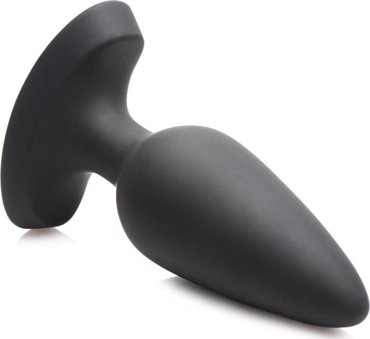 Actual product image XR Brands Laser Heart Large Anal Plug with Remote Control