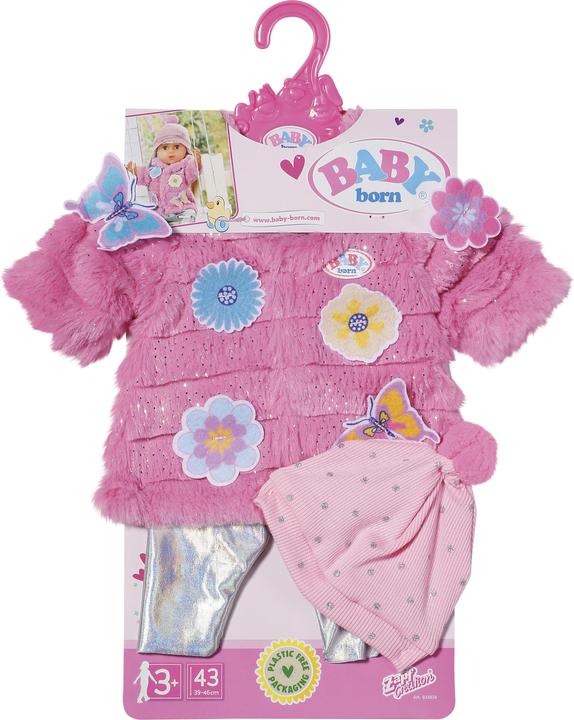 Actual product image Zapf Creation BABY born fleece coat 43cm
