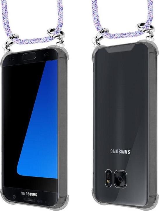 Produktbild Cadorabo TPU Handy Kette SILBER Cover