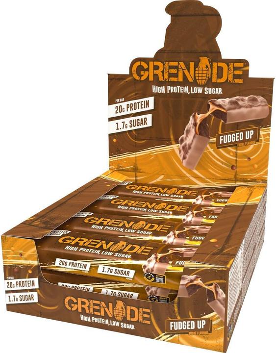 Grenade BAR® High-Protein Fudged up 12x60g (Chocolate, Caramel, 12 pcs., 720 g)