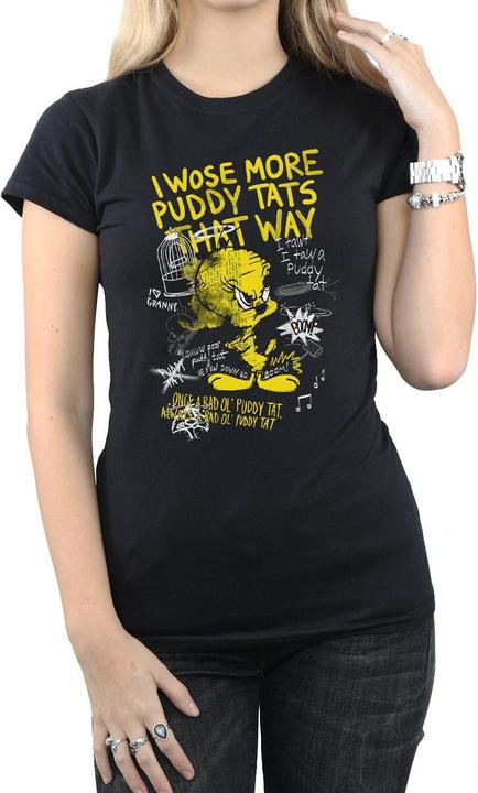 Immagine prodotto Looney Tunes More Puddy Tats Maglietta Titti Donna (XXL)