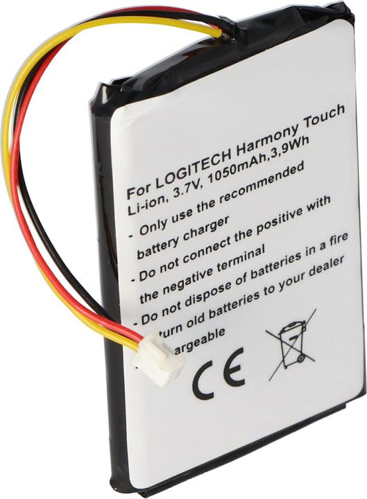 Produktbild Logitech Akku 915-000198, Harmony Touch, Harmony Ultimate (1 Stk., Gerätespezifisch, 1050 mAh)