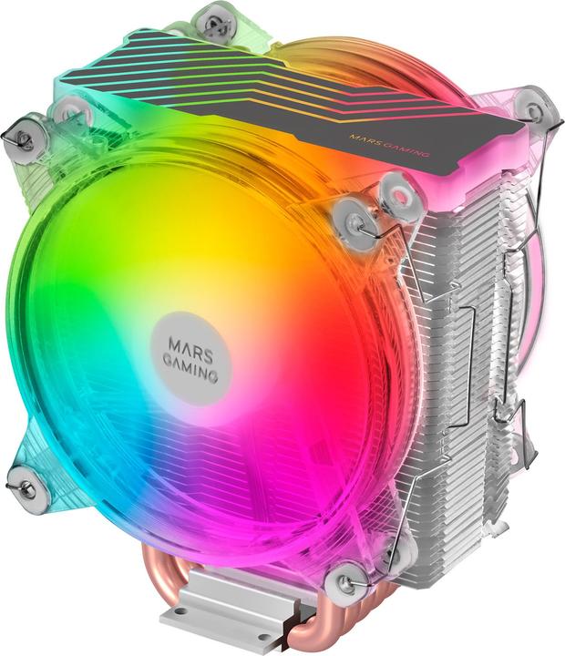Image du produit Mars Gaming Ventilateur Pour Processeur Mcpu66 RGB (Transparent) (102 mm)