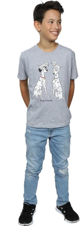 Actual product image Disney Boys 101 Dalmatians Classic Pongo And Perdita T-Shirt (128)