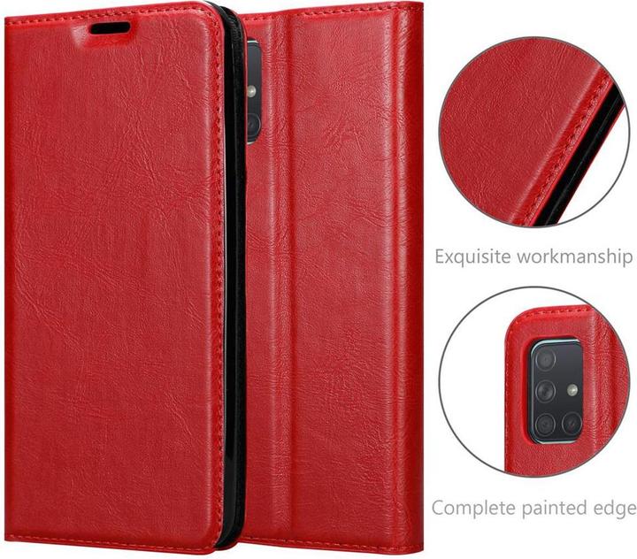 Actual product image Cadorabo Book Invisible Magnet Cover (Samsung Galaxy A71 5G)