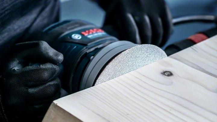 Actual product image Bosch Professional Zubehör Expert M480 Sanding net for random orbital sander, 150 mm, G 120, 5 pieces (120)