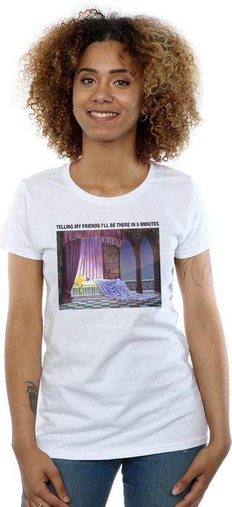 Actual product image Disney Womens/Ladies Sleeping Beauty I'll Be There In 5 Cotton T-Shirt (XL)