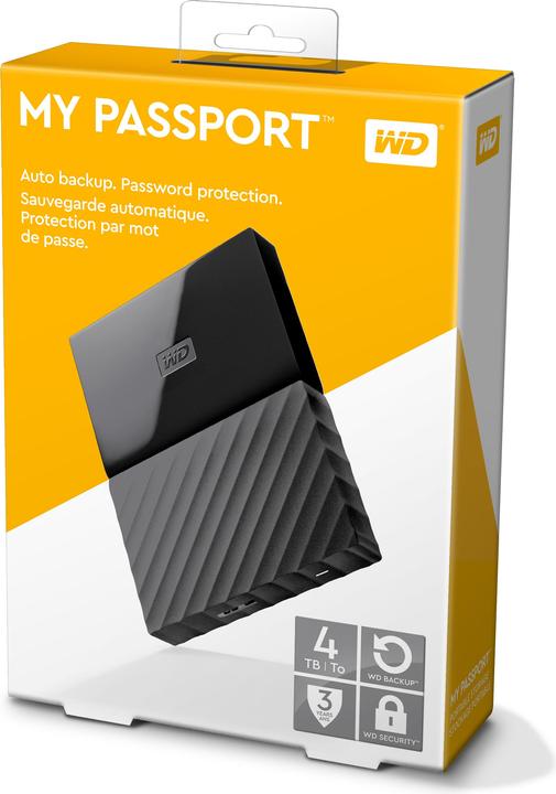 Actual product image WD My Passport (4 TB)