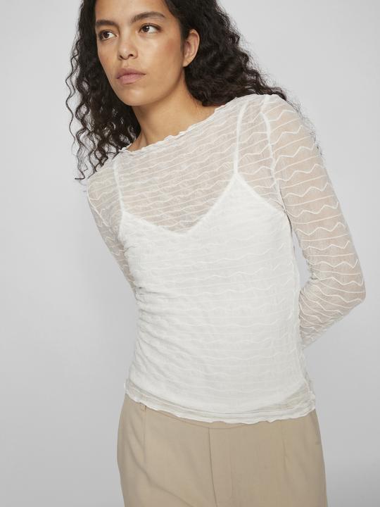 Image du produit Vila Haut à décolleté sous-marin et manches longues (XS)