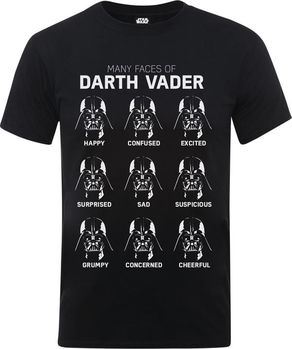 Star Wars Many Faces Of Darth Vader TShirt
