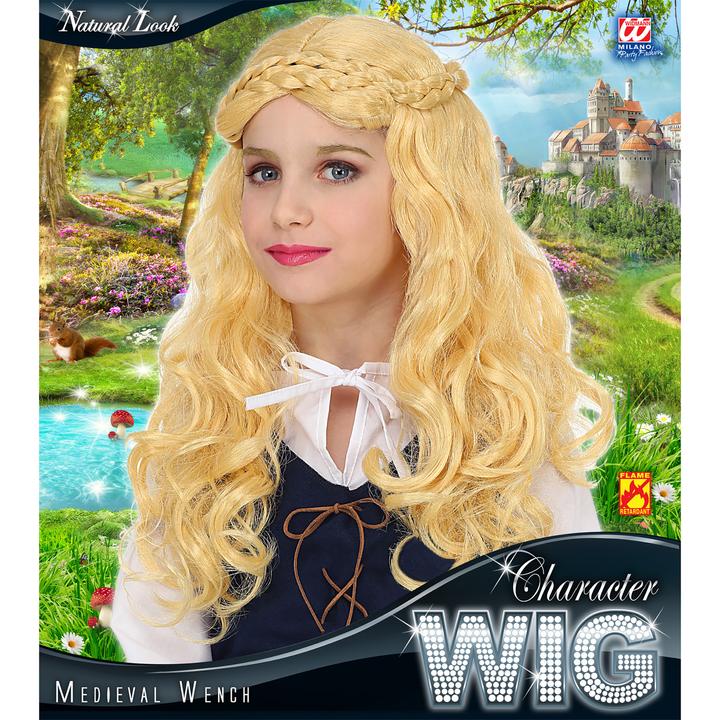 Immagine prodotto Widmann Parrucca per bambini da cameriera medievale