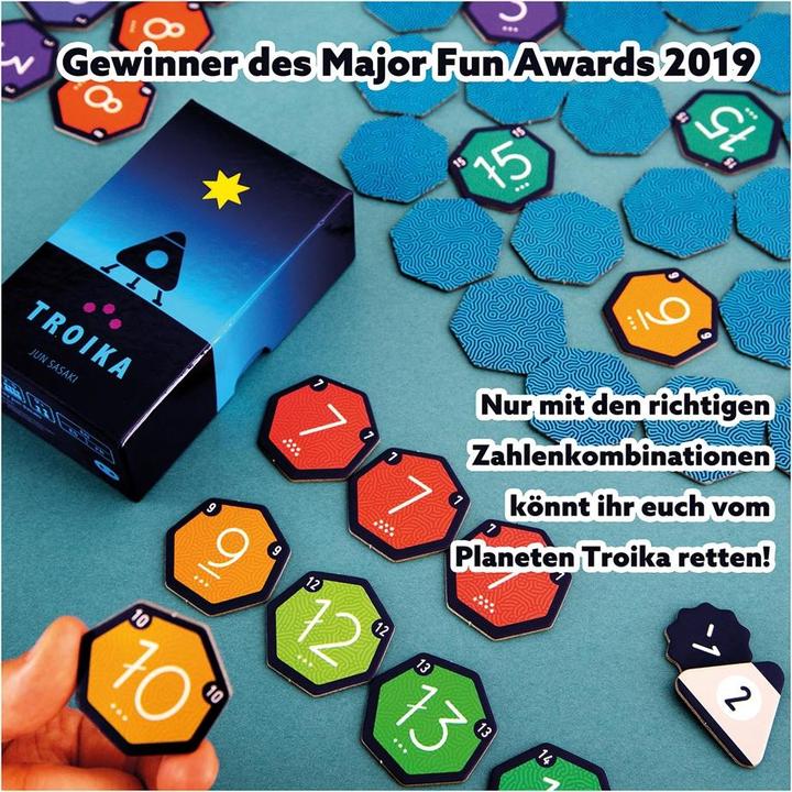 Actual product image Oink Games Troika, d (English, Italian, German, French)