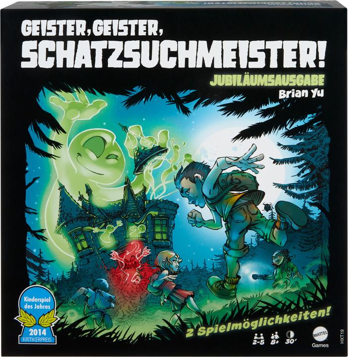 Immagine prodotto Mattel Games Fantasmi, fantasmi, cacciatori di tesori (Tedesco, Svizzero-tedesco)
