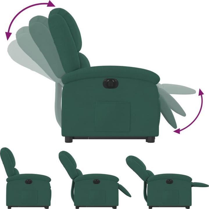 Image du produit VidaXL Fauteuil de massage releveur électrique Velours