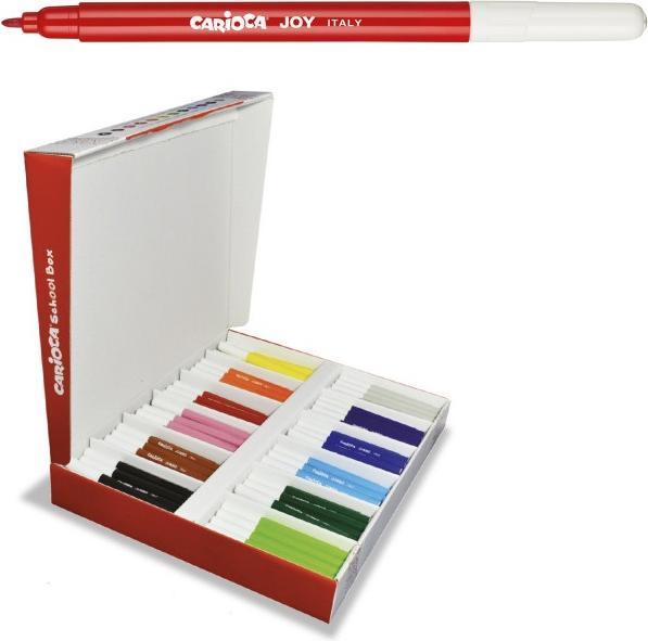 Produktbild Carioca Fasermaler Schoolbox Joy 288-teilig (Mehrfarbig, 288 x)
