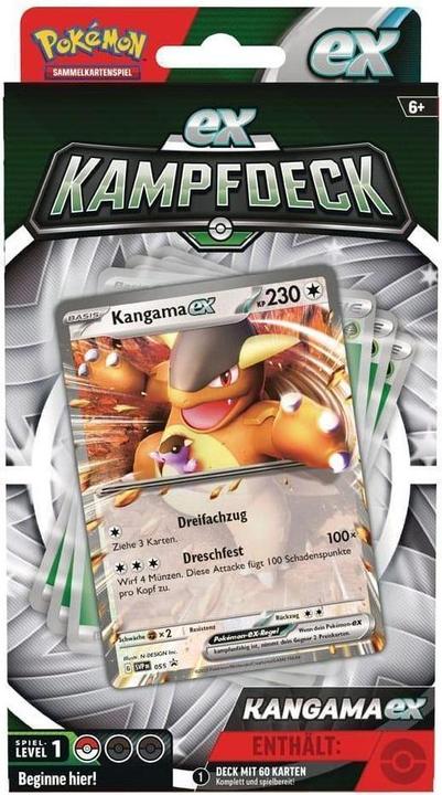 Actual product image Pokémon TCG présentoir EX Battle Deck Octobre 2023 (6) *ALLEMAND* (German, Booster display)
