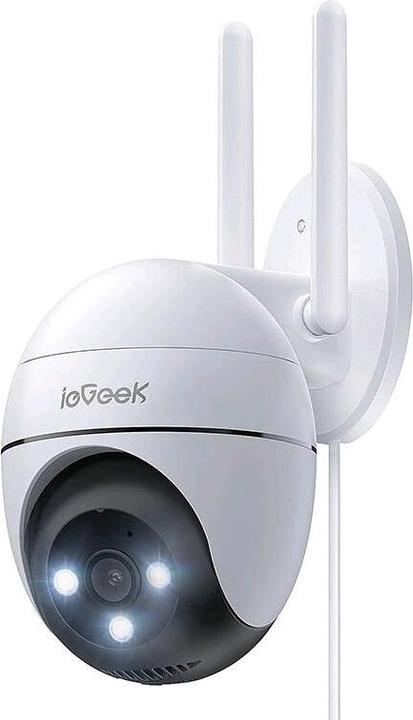 Immagine prodotto IeGeek Telecamera WiFi 3MP rotante senza fili per esterni ZS-GQ2 bianco