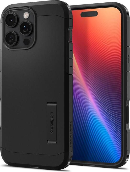 Actual product image Spigen Tough Armor T AI (MagFit + Camera Control) iPhone 16 Pro Case Black (Apple iPhone 16 Pro)