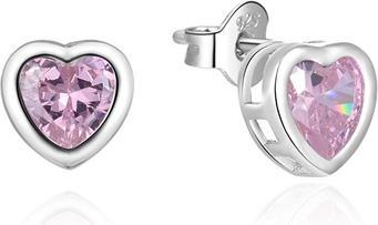 Immagine prodotto Beneto Orecchini a cuore in argento con zirconi AGUP2430L (L)