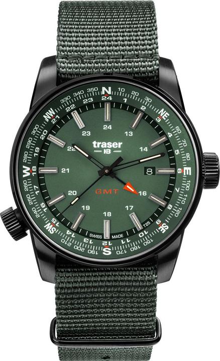 Actual product image Traser P68 Pathfinder GMT (Analogue wristwatch, 46 mm)