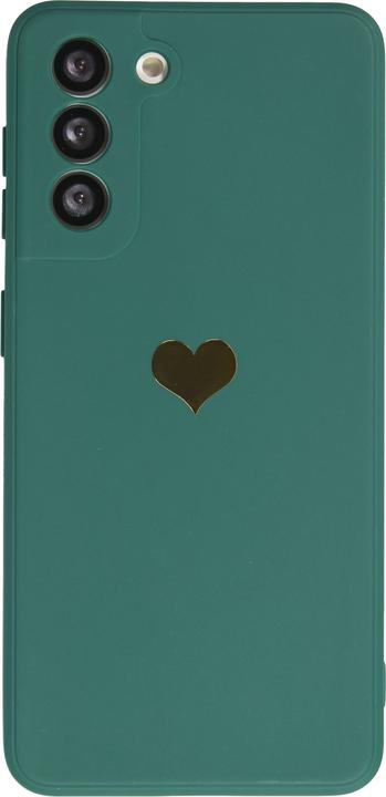 Image du produit PhoneLook Coque Silicone Mat Coeur doré (Samsung Galaxy S22+)