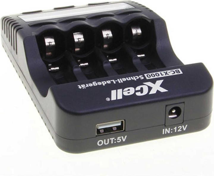 Image du produit XCell Chargeur rapide BC-X1000 Digital LCD (2 pcs, AA, AAA, Chargeurs sans batterie)