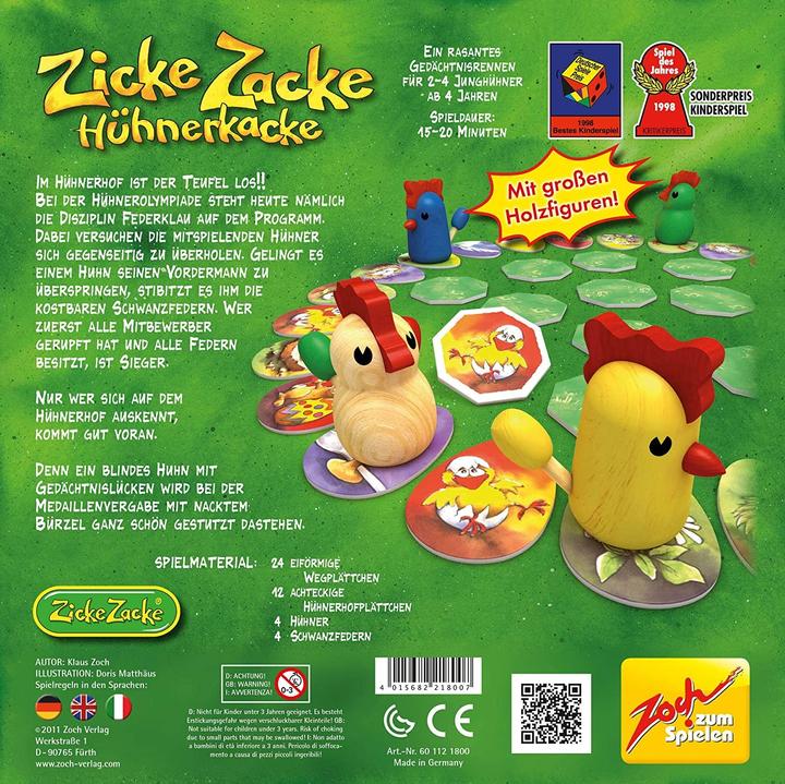 Produktbild Zoch Zicke Zacke Hühnerkacke (Deutsch)