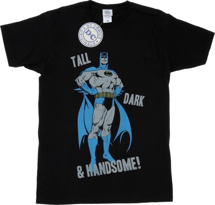 Actual product image Mens Batman Tall Dark And Handsome T-Shirt (M)