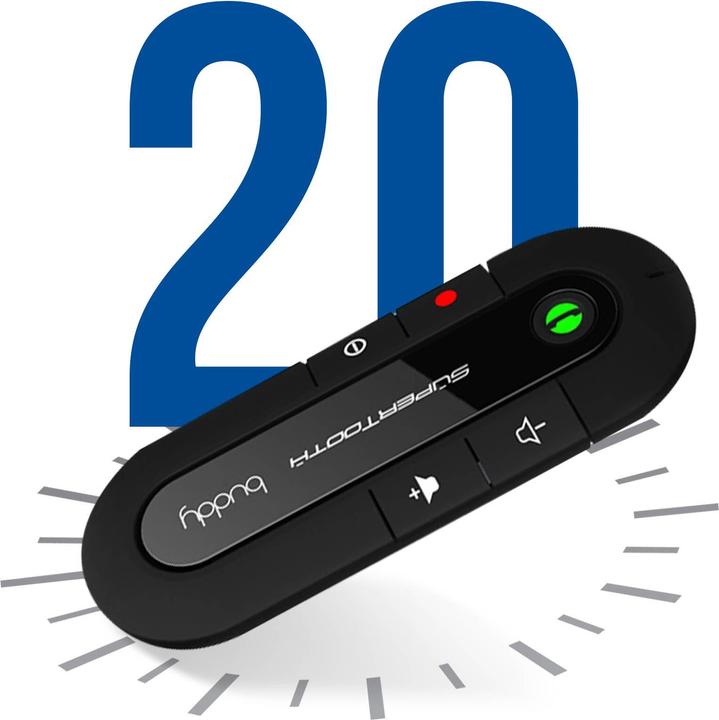 Actual product image Supertooth Buddy portable Bluetooth HFCK integr. battery