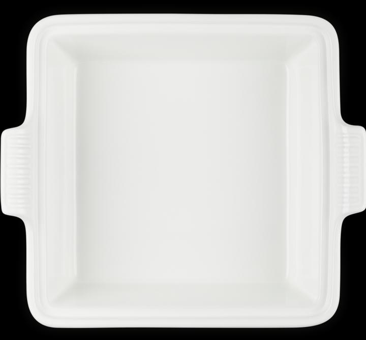 Produktbild Le Creuset Auflaufform Tradition Deckel aus Steinzeug quadratisch Meringue