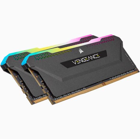 Actual product image Corsair Vengeance RGB Pro SL (2 x 32GB, 3200 MHz, DDR4-RAM, DIMM)