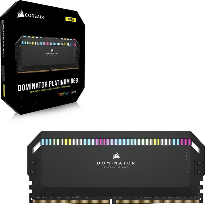 Produktbild Corsair Dominator Platinum RGB (2 x 16GB, 7200 MHz, DDR5-RAM, DIMM)