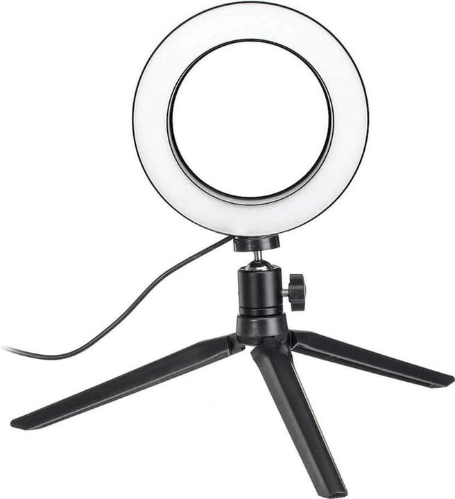 Produktbild JTI Selfie-Licht / Ringlicht (20 cm) und Ständer (Ringleuchte)