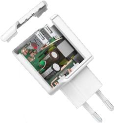 Actual product image Schwaiger 230V Charging Adapter 2x USB 2.4A white (12 W)