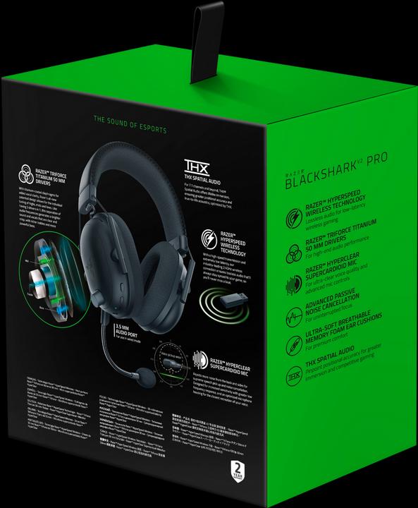 Actual product image Razer Blackshark V2 Pro (Wireless)