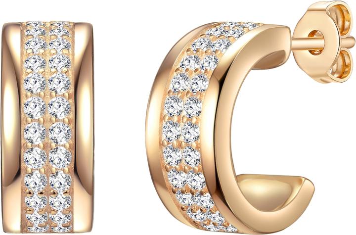 Rafaela Donata Damen Sterling Silber Zirkonia gelbgold - 11118 (Sterling Silber)