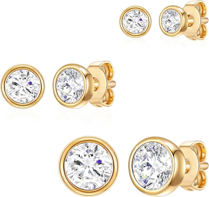 Image du produit Rafaela Donata Femmes argent sterling orné de cristaux Swarovski® or jaune - 12520 (Argent Sterling)