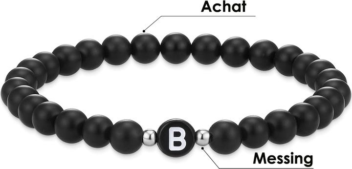 Produktbild Eastside Unisex Buchstaben Achat schwarz 19,0 cm - 11776 (19 cm, Achat)