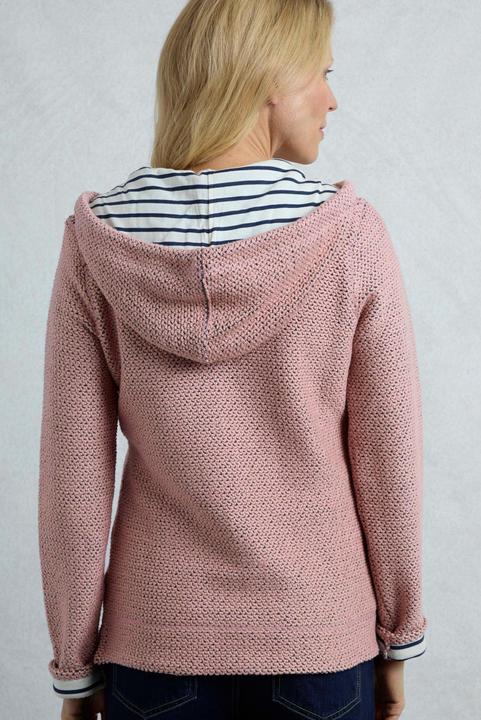 Actual product image Weird Fish Womens/Ladies Chicoa Macaroni Full Zip Hoodie (48 D)