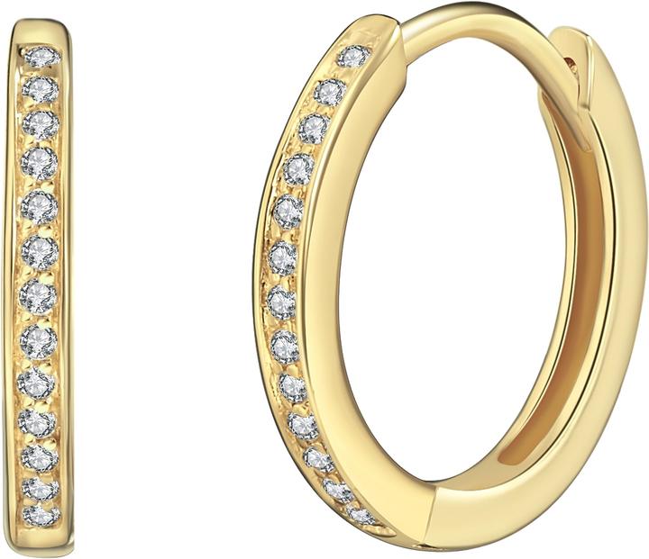 Rafaela Donata Damen Sterling Silber Zirkonia gelbgold - 882 (Sterling Silber)