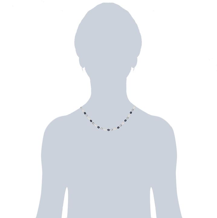 Produktbild Valero Pearls Damen Sterling Silber Süsswasser-Zuchtperle silber 43,0 cm - 2952 (Sterling Silber, 43 cm)
