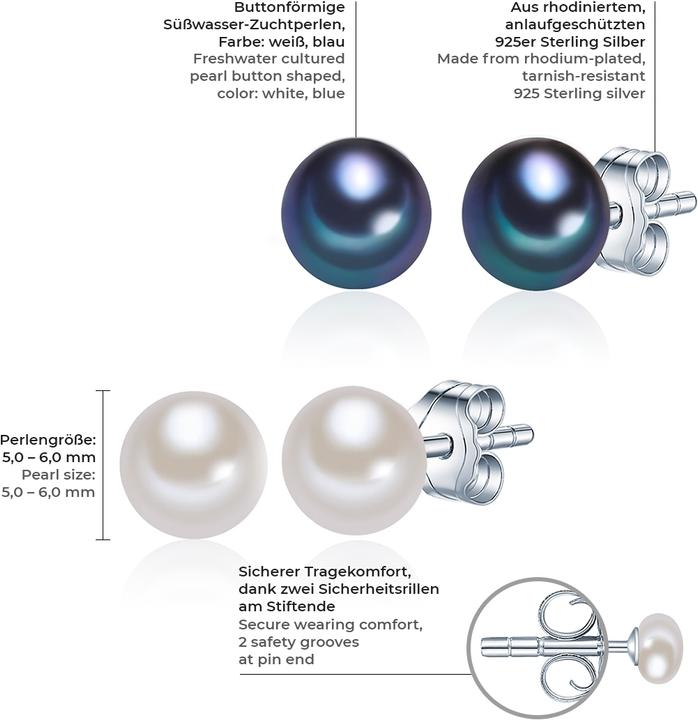 Actual product image Valero Pearls Ladies Sterling Silver Freshwater Cultured Pearl Silver - 3332 (Sterling Silver)