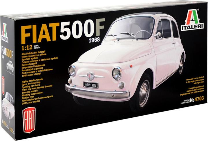 Actual product image Italeri Fiat 500F 1968