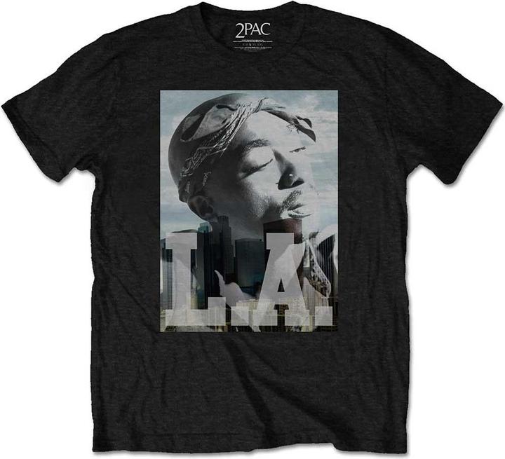 Tupac Shakur LA Skyline TShirt