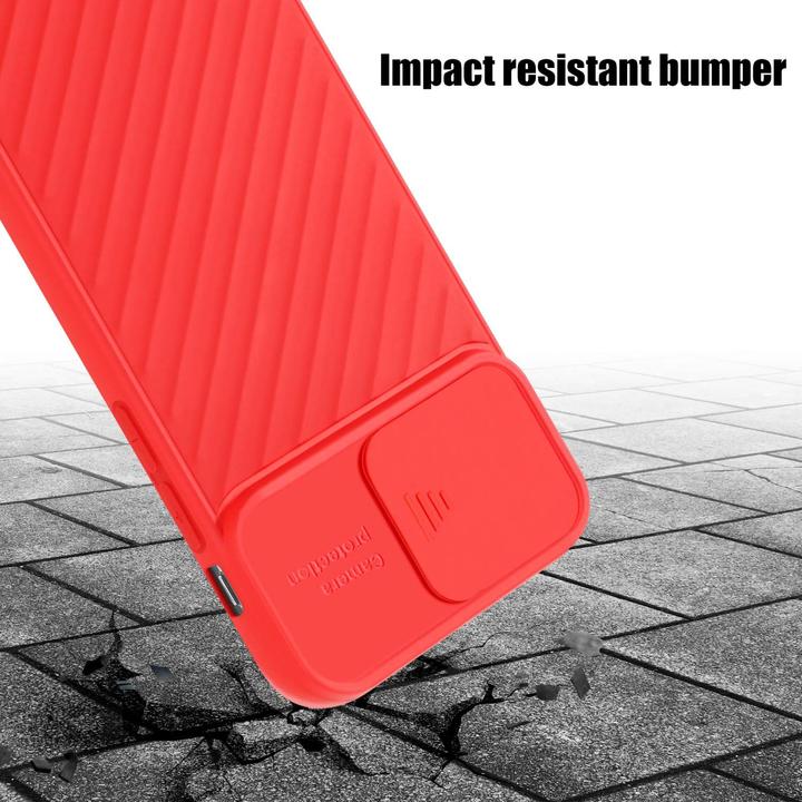 Immagine prodotto Cadorabo Cover in TPU con protezione della fotocamera (Apple iPhone 13 Pro Max)