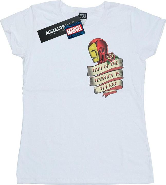 Produktbild Iron Man Tattoo Journey Breast Print TShirt (L)