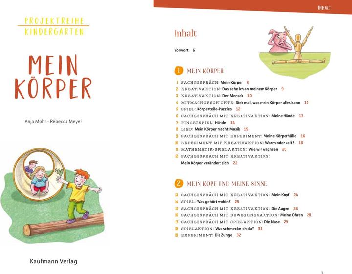 Immagine prodotto Projektreihe Kindergarten - Mein Körper (Tedesco, Anya Moor, Meyer Rebecca, 2024)
