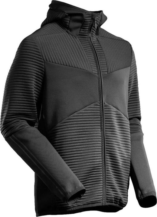 Produktbild Mascot Kapuzen-Fleecepullover m. RV schwarz, Gr.M (M)